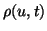 $\rho(u,t)$