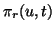 $\pi_r(u,t)$