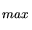 $_{max}$
